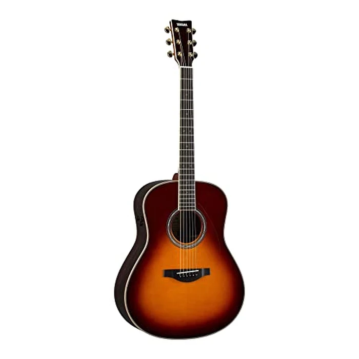 Yamaha L-Series Transacoustic Guitar with Hard Gig Bag- Dreadnought, Brown Sunburst by Yamaha - Image 1