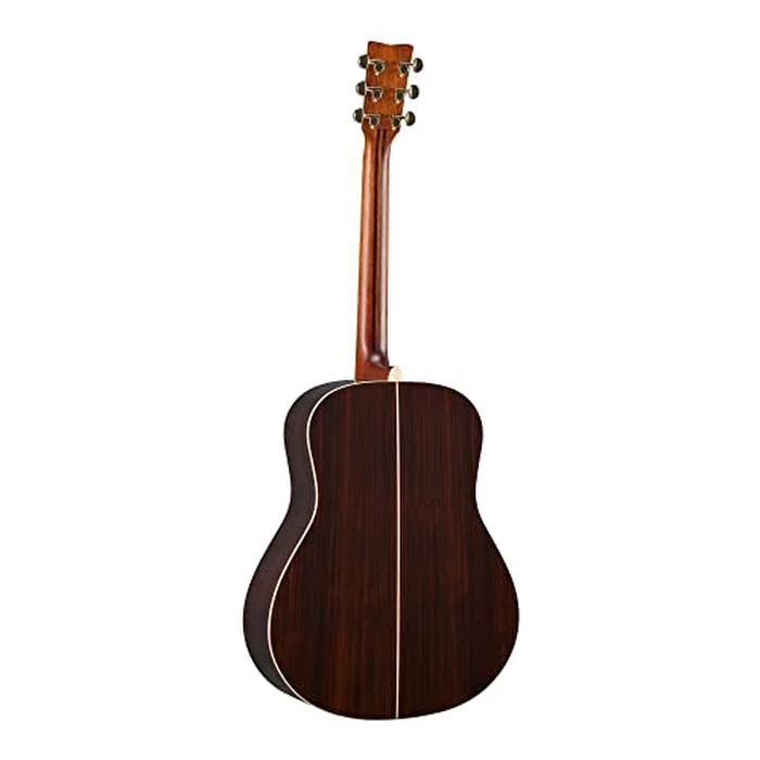 Yamaha L-Series Transacoustic Guitar with Hard Gig Bag- Dreadnought, Brown Sunburst by Yamaha - Image 2