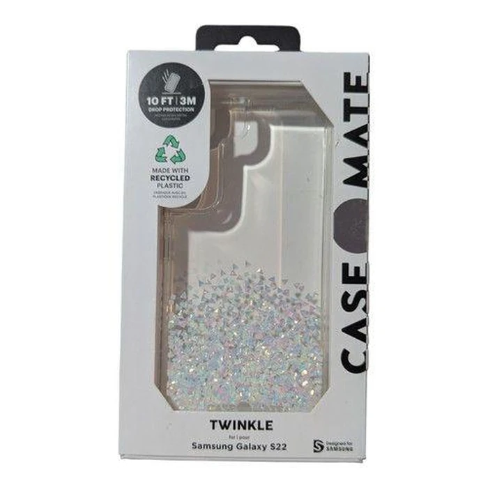 Case-Mate Twinkle Phone Case for Galaxy S22 (5G) - Diamond by Case-Mate - Refurbished - Good condition