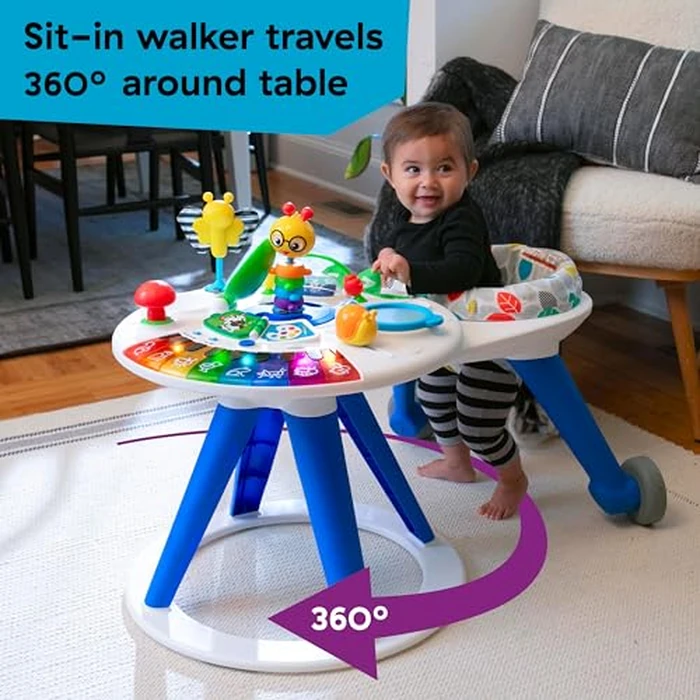 Baby Einstein Around We Grow 4-in-1 Walker, Discovery Activity Center and Table, Age 6 Months and up by Baby Einstein - Image 3
