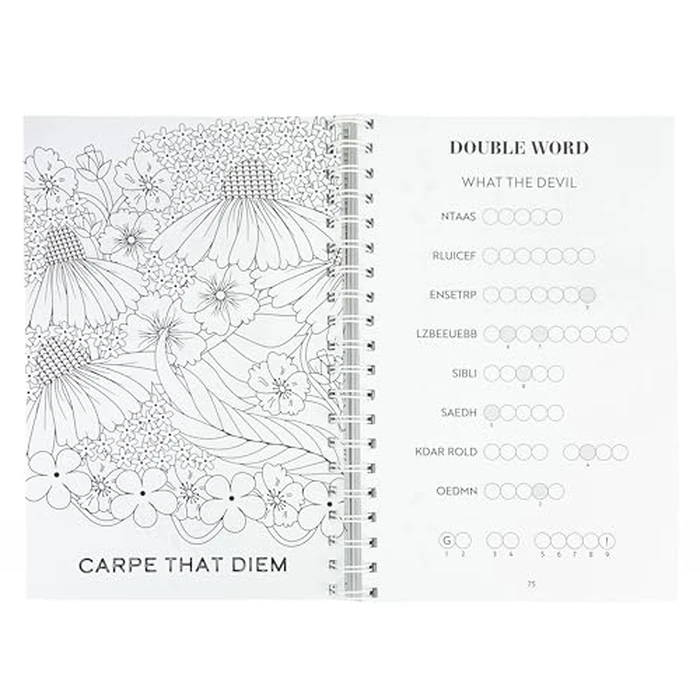 Bad*ss Mother Puzzler Mixed Puzzles Book for Women: For Classy Sassy Smart*ssy People - More than 200 Puzzles and Coloring Pages for Adults (Part of the Brain Busters Puzzle Collection) by Cottage Door Press - Image 2