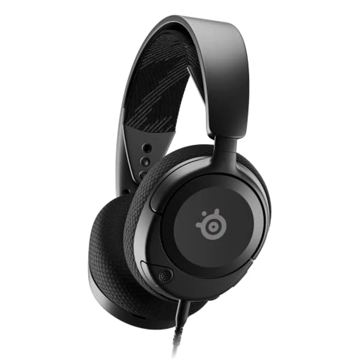 NEW SteelSeries Arctis Nova 1 Multi-System Gaming Headset - Hi-Fi Drivers - 360 degrees Spatial Audio - Comfort Design - Durable - Ultra Lightweight - Noise-Cancelling Mic - PC, PS5/PS4, Switch, Xbox - Black by SteelSeries - Image 1