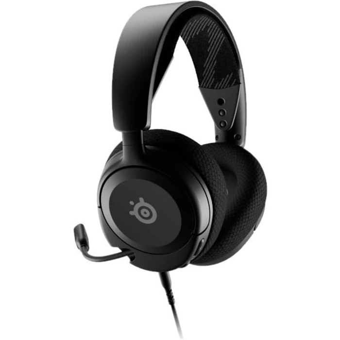 NEW SteelSeries Arctis Nova 1 Multi-System Gaming Headset - Hi-Fi Drivers - 360 degrees Spatial Audio - Comfort Design - Durable - Ultra Lightweight - Noise-Cancelling Mic - PC, PS5/PS4, Switch, Xbox - Black by SteelSeries - Image 4