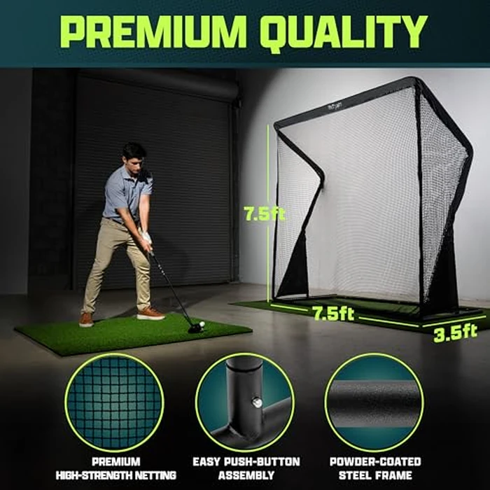 GoSports Elite Golf Practice Net with Steel Frame - 7 ft Size by GoSports - Image 3