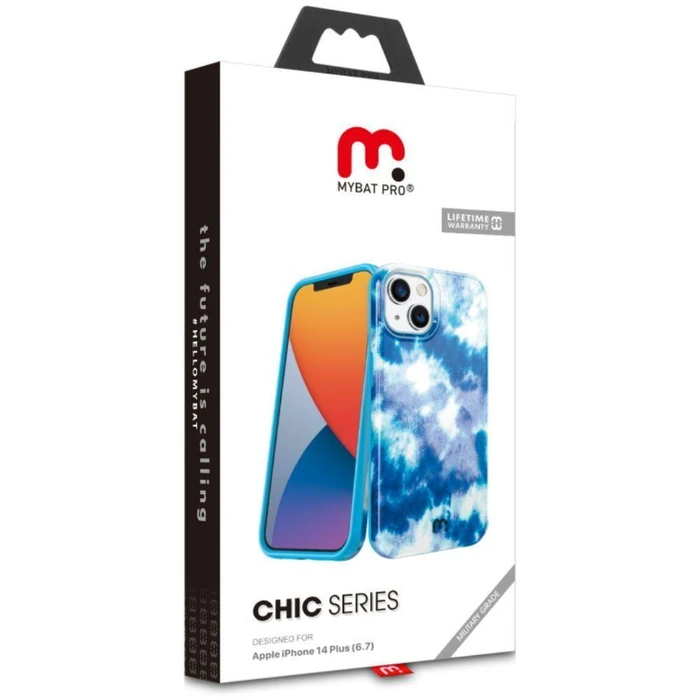 MyBat Pro Chic Series Phone Case for iPhone 14 Plus - Sky Tie Dye by MyBatPro - Image 7