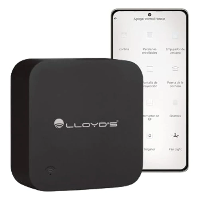 Lloyd's Smart RF + IR Universal Remote Control, WiFi, All-in-One Hub Device for TVs, ACS, and Curtains, Compatible with Alexa and Google Home, Easy Setup and Customisation, Hands-Free... by Lloyd's - Used - Acceptable condition - CA$23.11