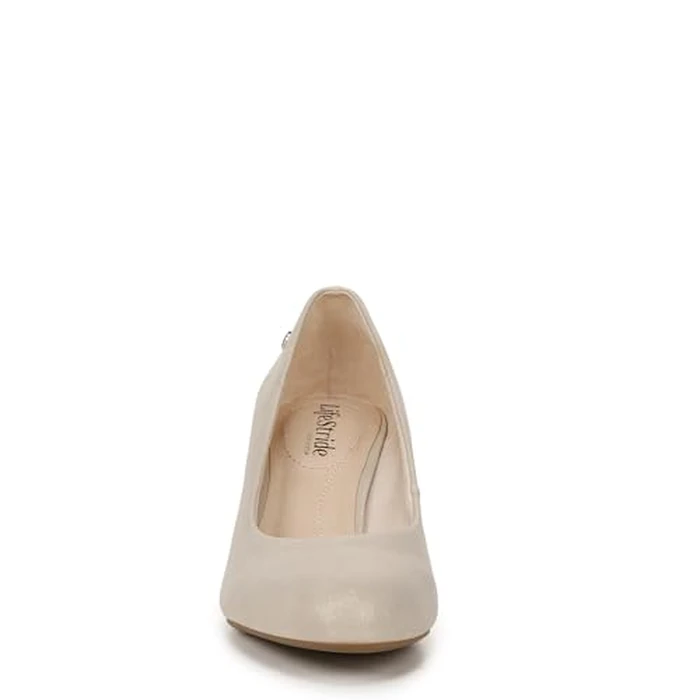 LifeStride Women's Parigi Pump, Platino Gold Metallic, 8 Wide by LifeStride - Image 2