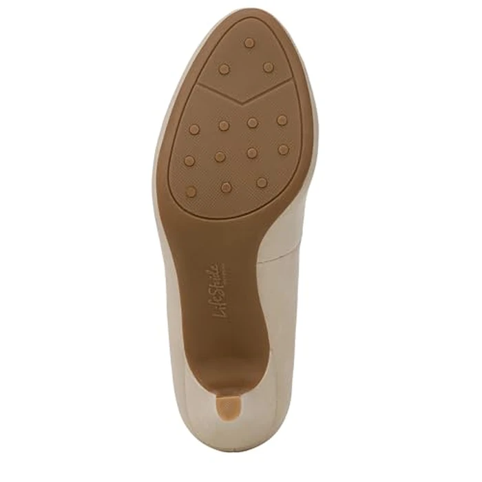 LifeStride Women's Parigi Pump, Platino Gold Metallic, 8 Wide by LifeStride - Image 4