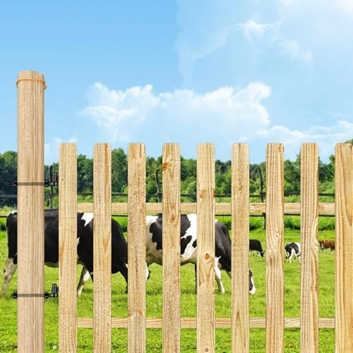 4 PCS J Bolt Gate Hinges, 304 Stainless Steel M12 6" Gate Hinge Bolt with 5/8'' Pin for Chain Link Fence/Farm/Wooden Fence/Driveway by Dtructiew - Image 6