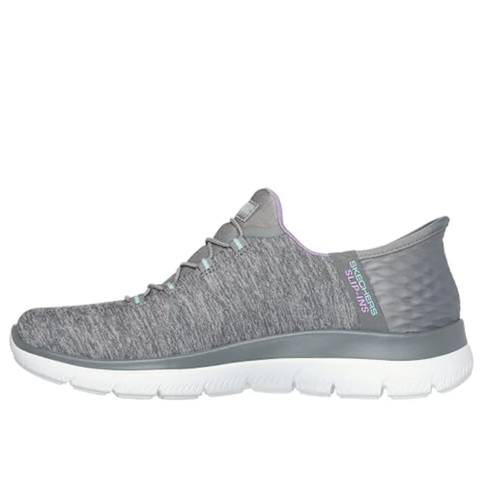 Skechers Women's Hands Free Slip Ins Summits Dazzling Haze Sneaker, Grey Mint, 8.5 by Skechers - Image 4