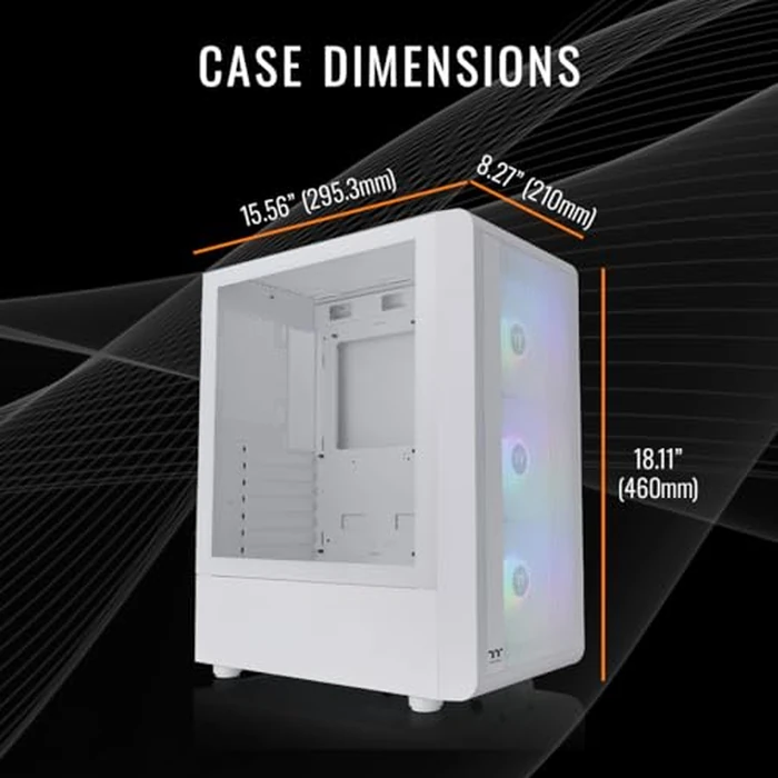 Thermaltake LCGS Quartz i1460 Gaming Desktop (Intel Core(TM) i5-14400F, ToughRam DDR4 3600Mhz 16GB RGB Memory, NVIDIA GeForce(R) RTX 5060, 1TB NVMe M.2, WiFi, Windows 11) S2QT-B760-560-LCS by Thermaltake - Image 2