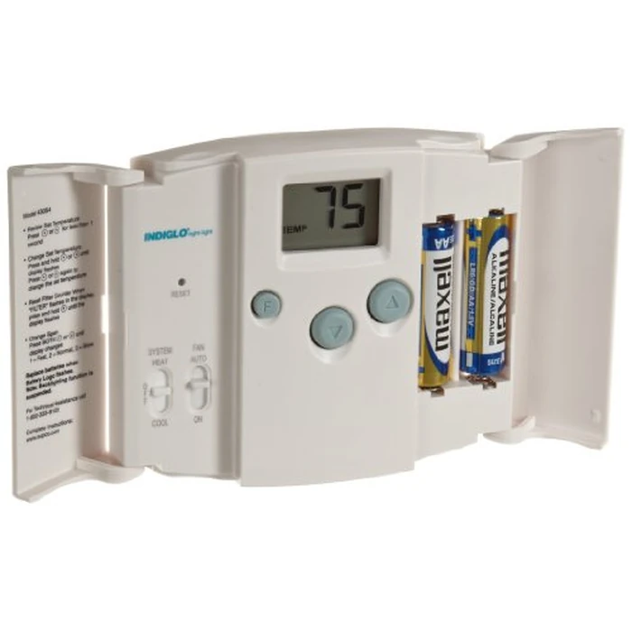 Supco 43054 Electronic Digital Wall Thermostats with Blue Back Light, 45 to 95 Degree F, 20-30 VAC by Supco - Image 2