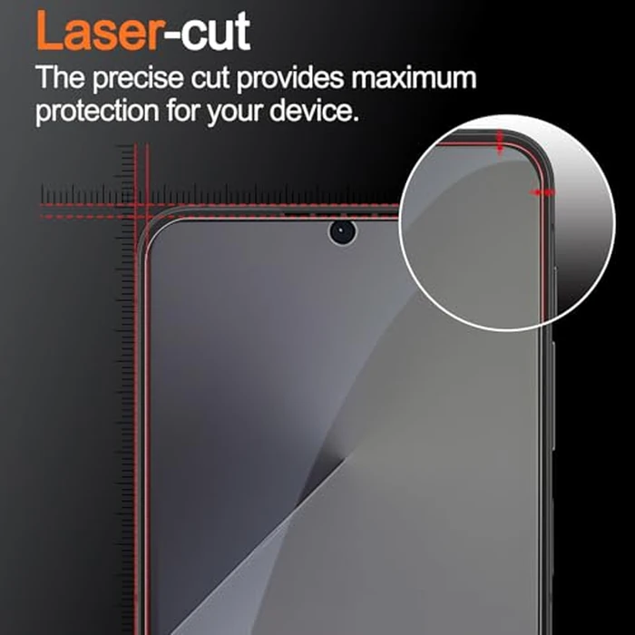 Milomdoi 9 in 1 Screen Protector for Samsung Galaxy Z Flip 7, 3 Inside Flexible Film + 3 Front Tempered Glass + 3 Camera Lens Protector Accessories with Installation Frame,Clear by Milomdoi - Image 7