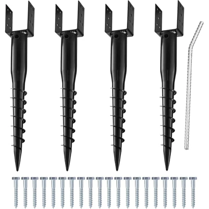 CRIZTA Premium No Dig Ground Anchor DIY Screw in Stake U-Model 27 Inch Fits Standard 4x4 Posts (3.5" X 3.5") Great for Mailbox and Fence Posts by CRIZTA - Used - Very Good condition - US$93.40