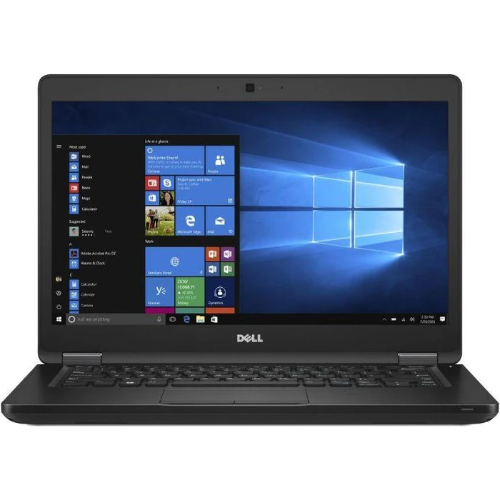 Dell Latitude 14 5480 Laptop 14" - Black - Intel Core i7-7600U 2.8GHz - 16GB RAM - 256GB by Dell - Refurbished - Acceptable condition - US$253.49