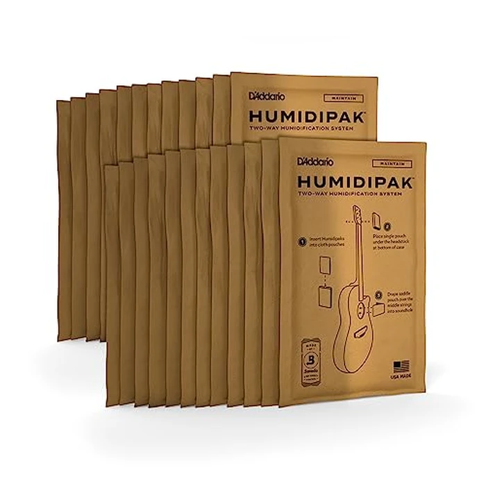 D'Addario Accessories Guitar Humidifier Packs-Guitar Humidifiers Acoustic - Two-Way Humidification System Conditioning Packets-24 Maintain Replacement Packets by D'Addario - Used - Very Good condition - US$74.47