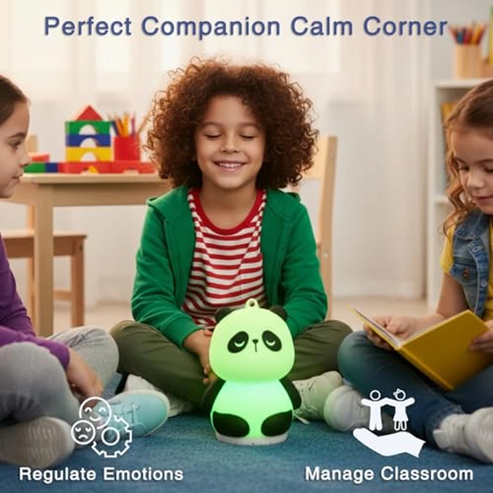 Panda Meditation Guided Visual Meditation ADHD Tool "'4 6 8" for Mindfulness | Slow Your Breathing & Calm Your Mind for Stress & Anxiety Relief | Perfect for Adults & Kids by POSSHE - Image 4