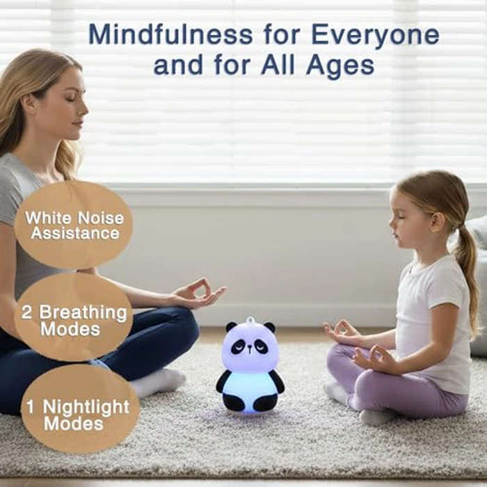 Panda Meditation Guided Visual Meditation ADHD Tool "'4 6 8" for Mindfulness | Slow Your Breathing & Calm Your Mind for Stress & Anxiety Relief | Perfect for Adults & Kids by POSSHE - Image 8