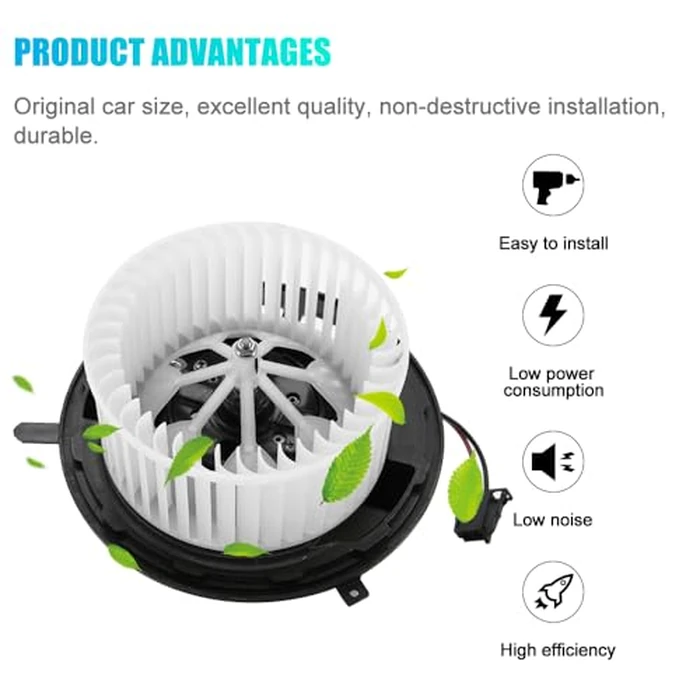 HVAC Blower Motor Replacement Compatible with BMW 128i 135i 325xi 328i 328i xDrive 328xi 330i 330xi 335d 335i 335i 335i xDrive 335is M3 X1 X3 Z4 Replaces # 700218, 64119227670, 64116933663, BM3126102 by A ABIGAIL - Image 2
