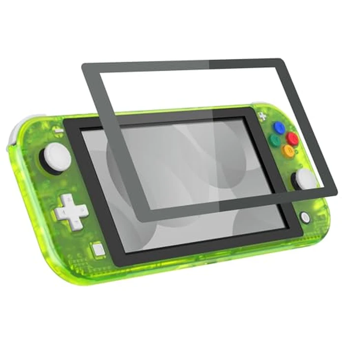 eXtremeRate Clear Lime Green DIY Replacement Shell for Nintendo Switch Lite, NSL Handheld Controller Housing with Screen Protector, Custom Case Cover for Nintendo Switch Lite - Controller Without by eXtremeRate - Image 8