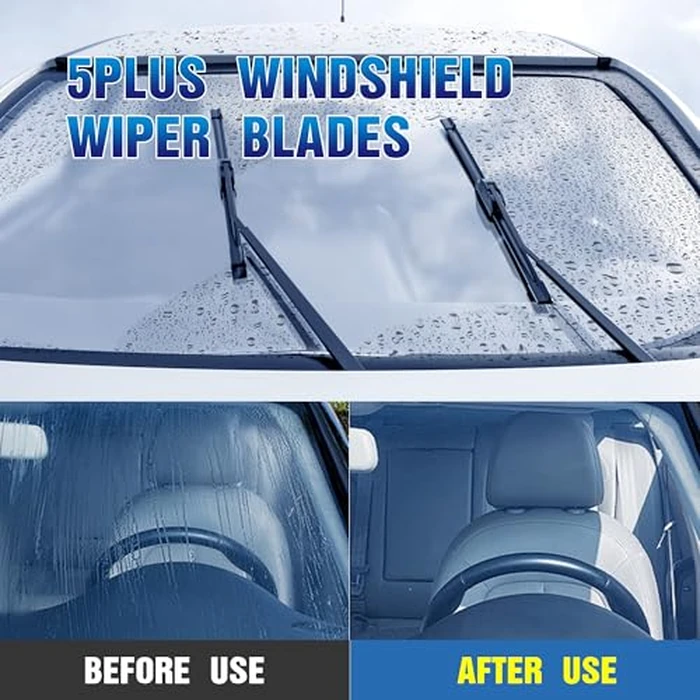 5 PLUS Windshield Wipers Replacement For 2016-2024 Honda Pilot Windshield Wipers, Original Equipment Automotive Replacement Windshield Wiper Blades 26"+24"+14"(3 Wipers) by 5 PLUS - Image 5