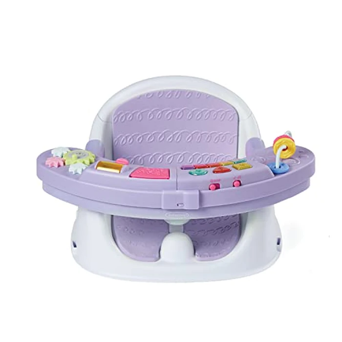 Infantino Music & Lights 3-in-1 Discovery Seat & Booster, Interactive Toddler Seat for Dining Table or Kitchen Chair, Baby Activity Center & Snack Tray, 20 Sounds & Songs, Lightweight Baby Essentials by Infantino - Used - Very Good condition - US$51.60