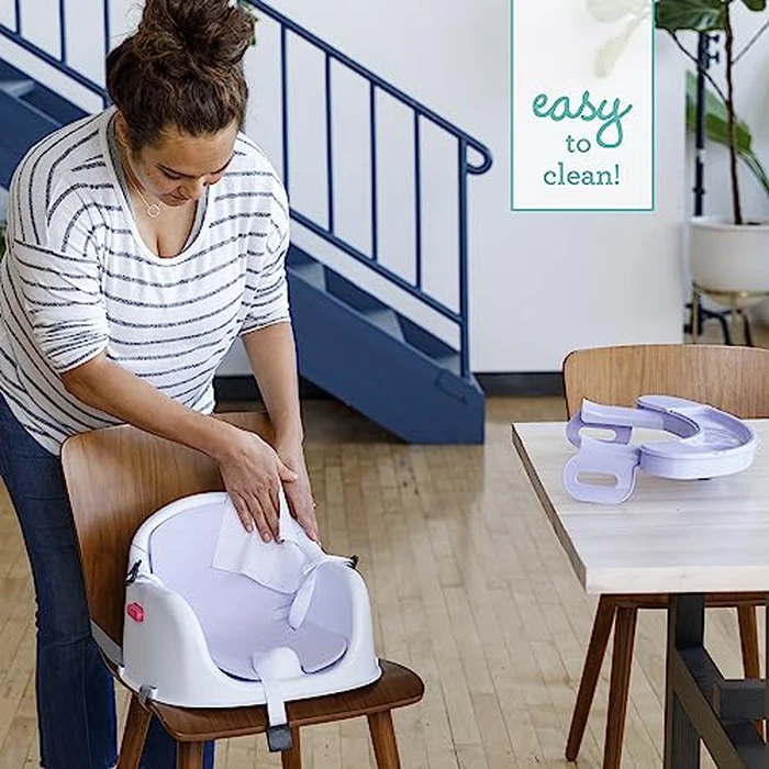 Infantino Music & Lights 3-in-1 Discovery Seat & Booster, Interactive Toddler Seat for Dining Table or Kitchen Chair, Baby Activity Center & Snack Tray, 20 Sounds & Songs, Lightweight Baby Essentials by Infantino - Image 4