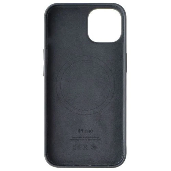 Apple Leather Case with MagSafe for iPhone 14 - Midnight by Apple - Image 3