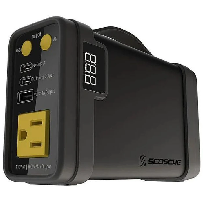 Scosche PowerUp 32K Portable Power Station - Black by Scosche - Refurbished - Excellent condition - US$80.48