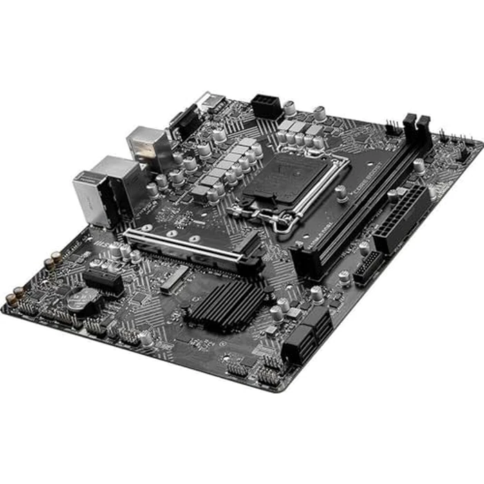 MSI PRO H610M-G DDR4 DDR4 Motherboard (mATX, 12th Gen Intel Core, LGA 1700 Socket, DDR4, PCIe 4, 2.5G LAN, M.2 Slots, USB 3.2) by MSI - Image 3