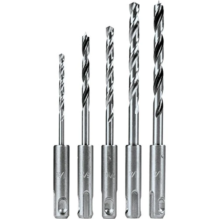 Makita B-59243 5 Pc. Assorted SDS-Plus Drill Bit Set, Metal, Wood by Makita - Image 1