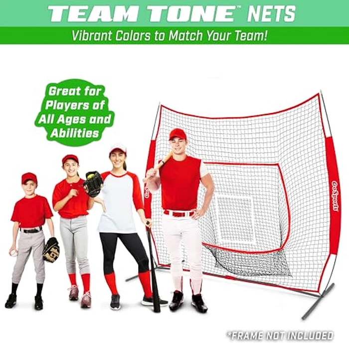 GoSports Replacement 7 ft x 7 ft Baseball/Softball Net - Compatible Brand 7 ft x 7 ft Baseball Net - Bow Type Frame Not Included by GoSports - Image 6