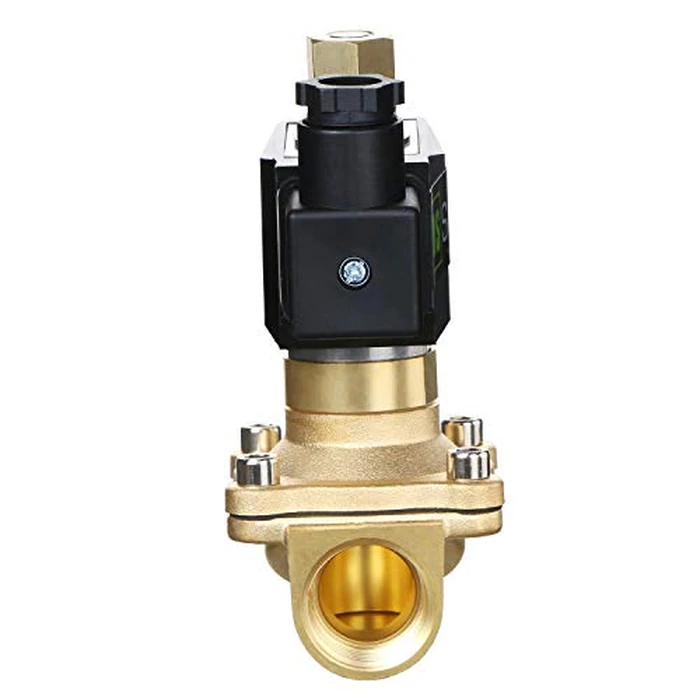 U.S. Solid 3/4" Brass Electric Solenoid Valve 110V AC NPT Normally Open Air Gas Non-potable Water Viton by U.S. Solid - Image 2