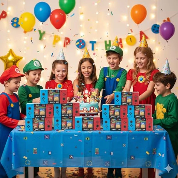 Sahjzk 12PCS Video Game Party Favor Boxes with Clear Window | Gamer Goodie Boxes for Kids Birthday Supplies | Gaming Themed Treat Boxes for Candy & Toys | Party Decorations & Gifts by Sahjzk - Image 4