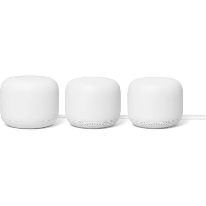Google Nest WiFi Wireless Mesh Router (3pcs) - Snow by Google - Refurbished - Excellent condition