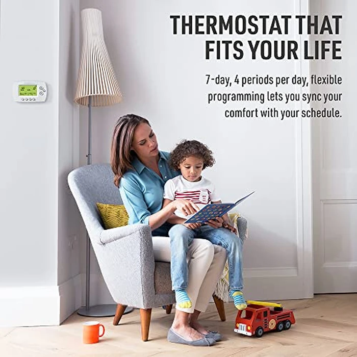 Honeywell Home Wi-Fi 7-Day Programmable Thermostat (RTH6580WF), Requires C Wire, Works with Alexa by Honeywell - Image 3