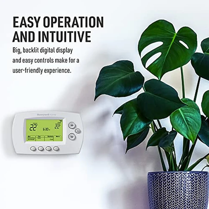 Honeywell Home Wi-Fi 7-Day Programmable Thermostat (RTH6580WF), Requires C Wire, Works with Alexa by Honeywell - Image 4