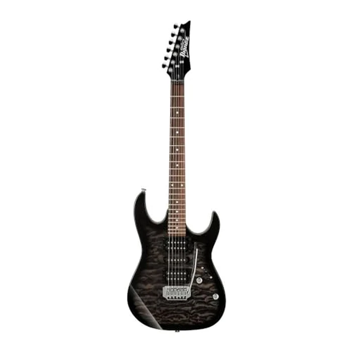 Ibanez GIO Series GRX70QA - Transparent Black Sunburst by Ibanez - Image 1