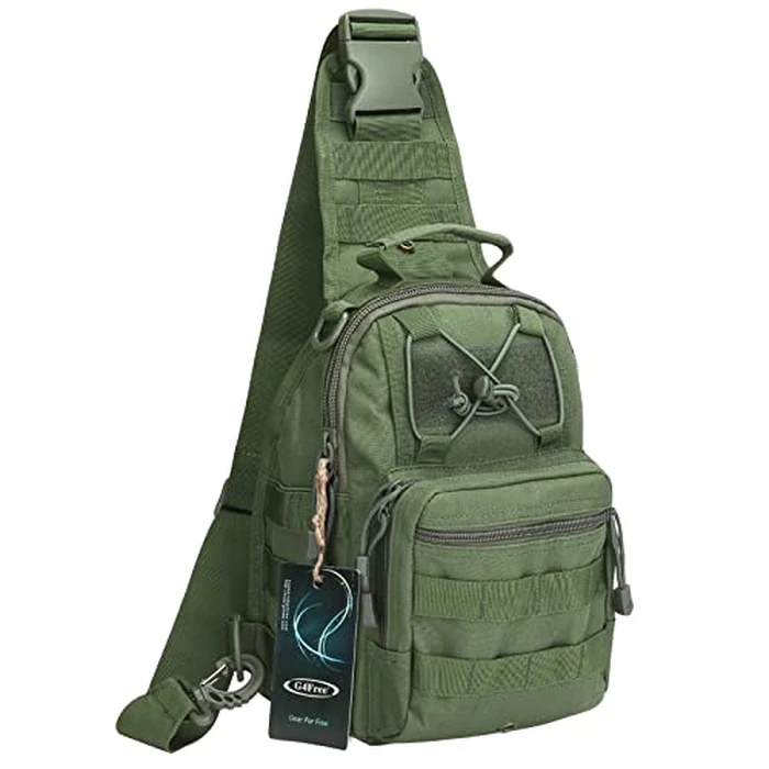 G4Free Outdoor Tactical Bag Backpack, Military Sport Bag Pack Sling Shoulder Backpack Tactical Pack for Every Day Carry by G4Free - Used - Like New condition - US$17.09