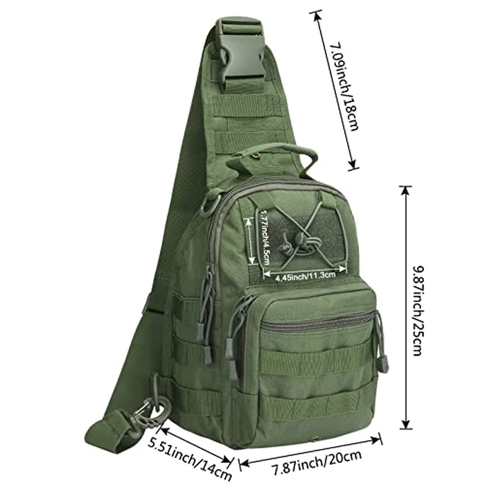 G4Free Outdoor Tactical Bag Backpack, Military Sport Bag Pack Sling Shoulder Backpack Tactical Pack for Every Day Carry by G4Free - Image 3