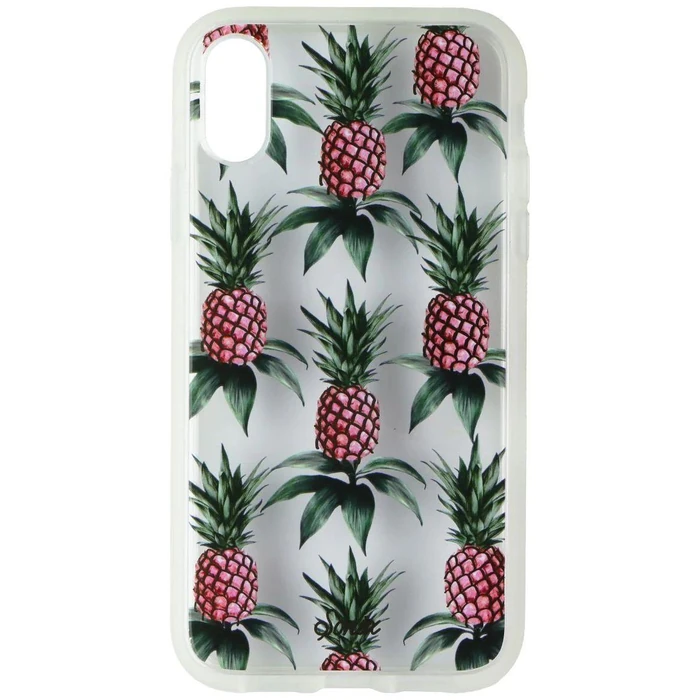 Sonix Clear Coat Hard Phone Case for iPhone XR - Clear - Pineapple Gold by Sonix - Refurbished - Brand New condition - US$13.43