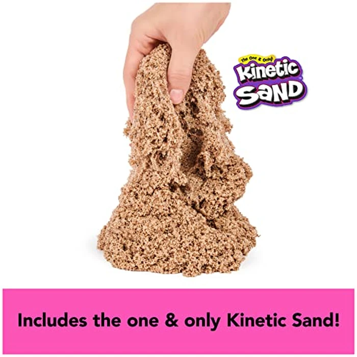 Spin Master Games, Jurassic World Dominion, Stomp N’ Smash Board Game with Kinetic Sand, Jurassic Park Sensory Dinosaur Toy, Creative Kids Activity, 2-4 Players, for Ages 5 & Up by Spin Master Games - Image 3