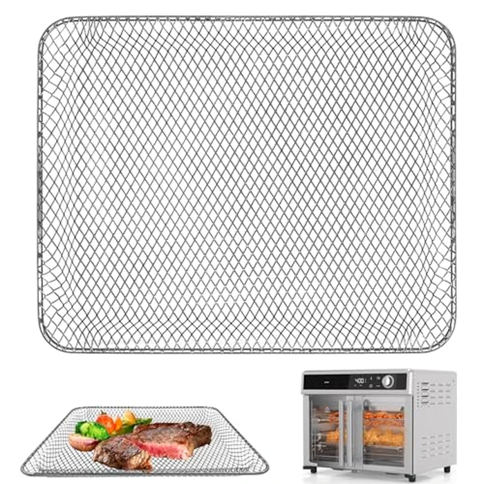 GCQFZ Countertop Toaster Oven Basket for Black+Decker Crisp 'N Bake Air Fryer Toaster Oven, 12.5x10.1 in Food Grade Stainless Steel Toaster Oven Accessories Rack Replacement Parts, Dishwasher Safe by GCQFZ - Used - Acceptable condition - CA$16.63