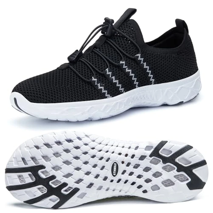 ATHMILE Water Shoes for Men Women Barefoot Hiking Swim River Shoes Adult Lake Pool Aqua Socks Beach Quick Dry for Hiking Surfing Kayaking Sport Accessories Camping Must Haves by ATHMILE - Image 1