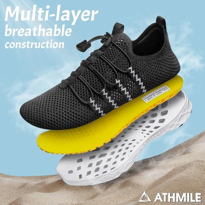 ATHMILE Water Shoes for Men Women Barefoot Hiking Swim River Shoes Adult Lake Pool Aqua Socks Beach Quick Dry for Hiking Surfing Kayaking Sport Accessories Camping Must Haves by ATHMILE - Image 6