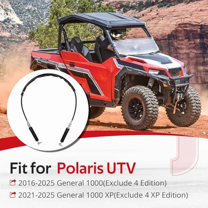 JAVIK Gear Shift Cable Fit for Polaris General 1000 XP 2016-2025,O.E.M#7082078 by JAVIK - Image 2