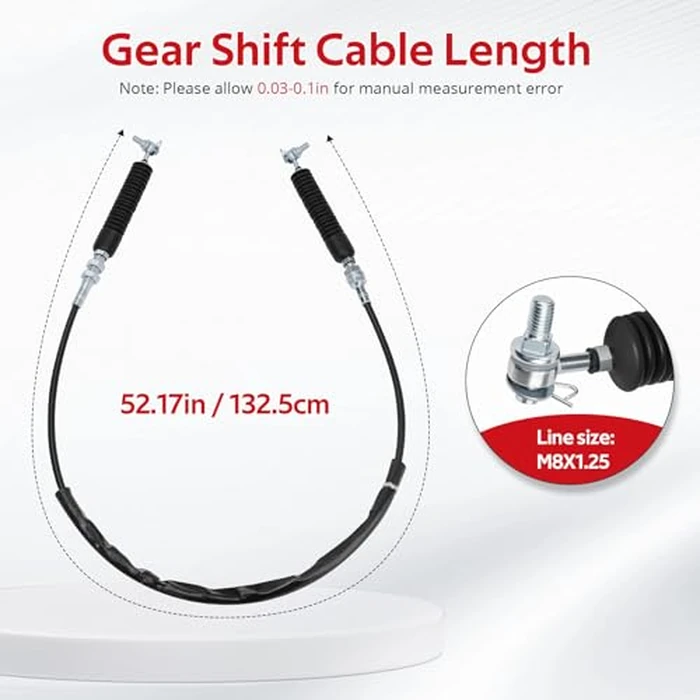 JAVIK Gear Shift Cable Fit for Polaris General 1000 XP 2016-2025,O.E.M#7082078 by JAVIK - Image 5