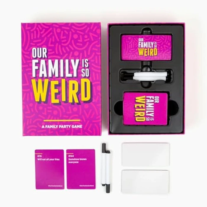 DSS Games Our Family is So Weird [A Family Card Game to Decide Who’s Most Likely to | Game Night Idea for Kids, Adults & Groups | Great for Halloween, Stocking Stuffers, Friendsgiving, Thanksgiving] by DSS Games - Image 3