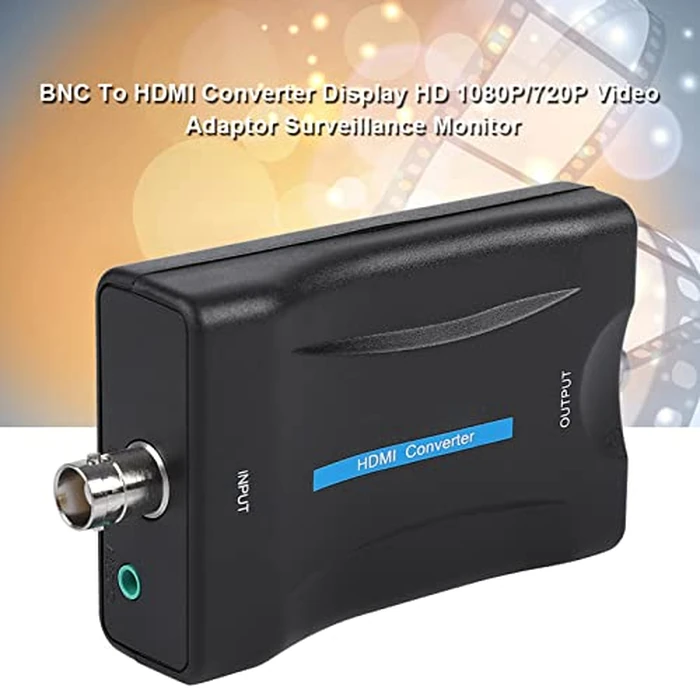 BNC to HDMI Converter Display, HD 1080P 720P Video Adapter Surveillance Monitor Connect High Definition TV, High Definition Projector by Yosoo Health Gear - Image 3