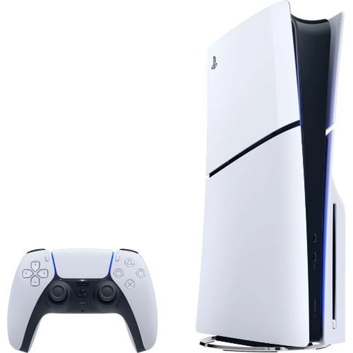 Sony PlayStation 5 Slim Gaming Console (Disc Edition) - 1TB - White by Sony - Refurbished - Excellent condition - US$695.99